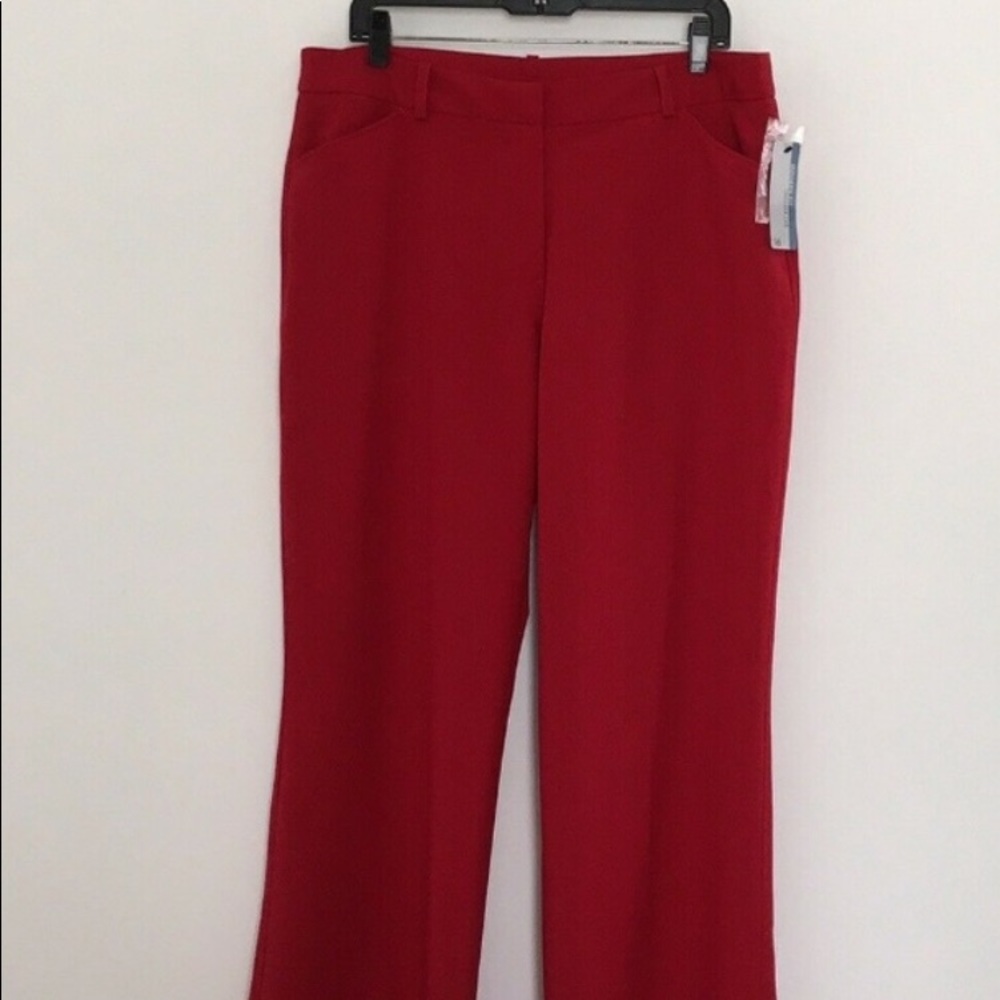 Brand new red worthington pants modern fit.